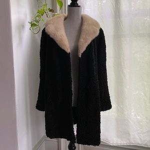 50’s Wincrest Fur Curly Lambswool coat